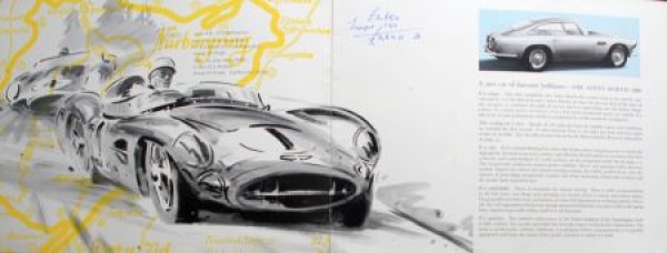 Aston Martin DB 4 Modelprogram 1959 Carbrochure (7338)